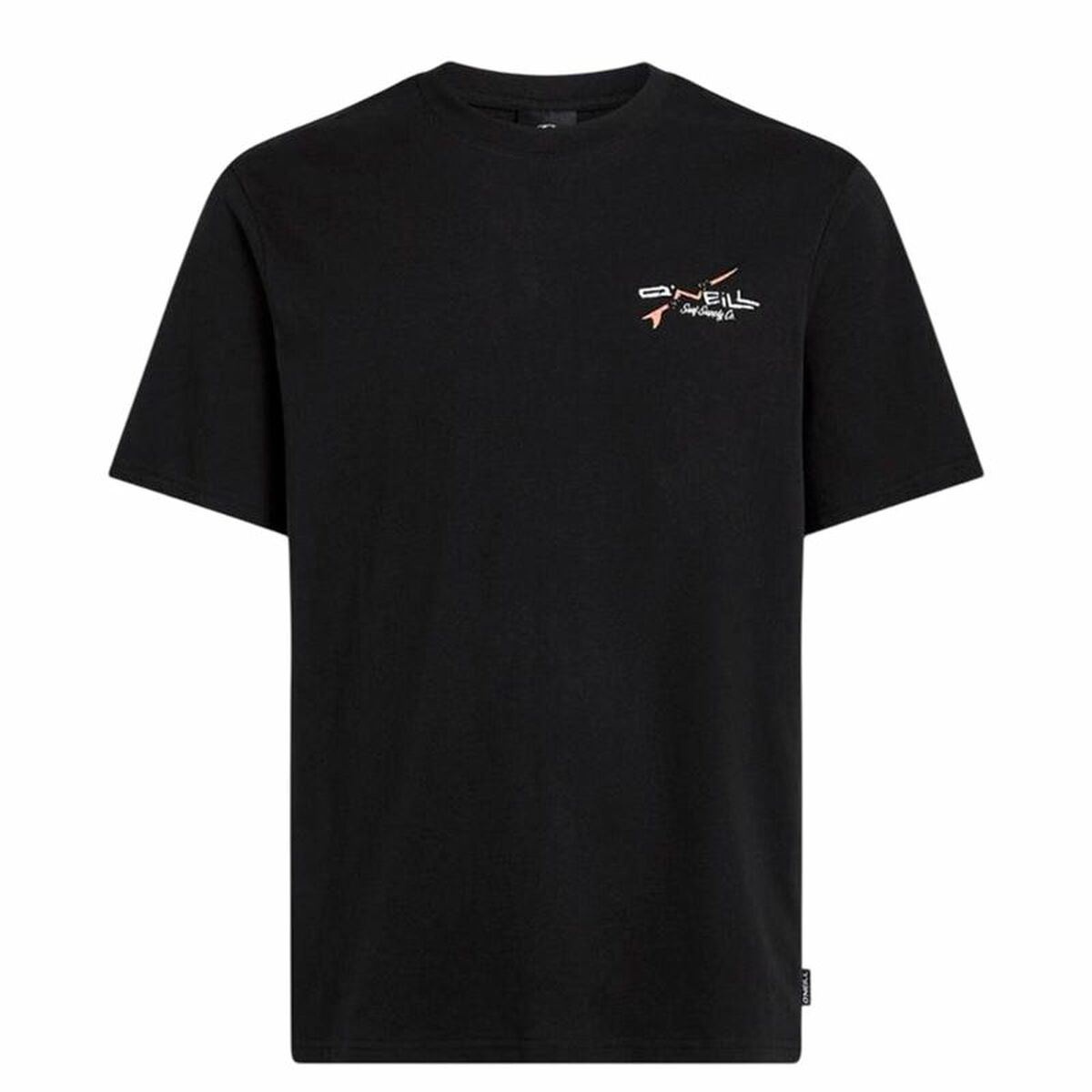 Men’s Short Sleeve T-Shirt O'Neill Retro Back Print Black-0