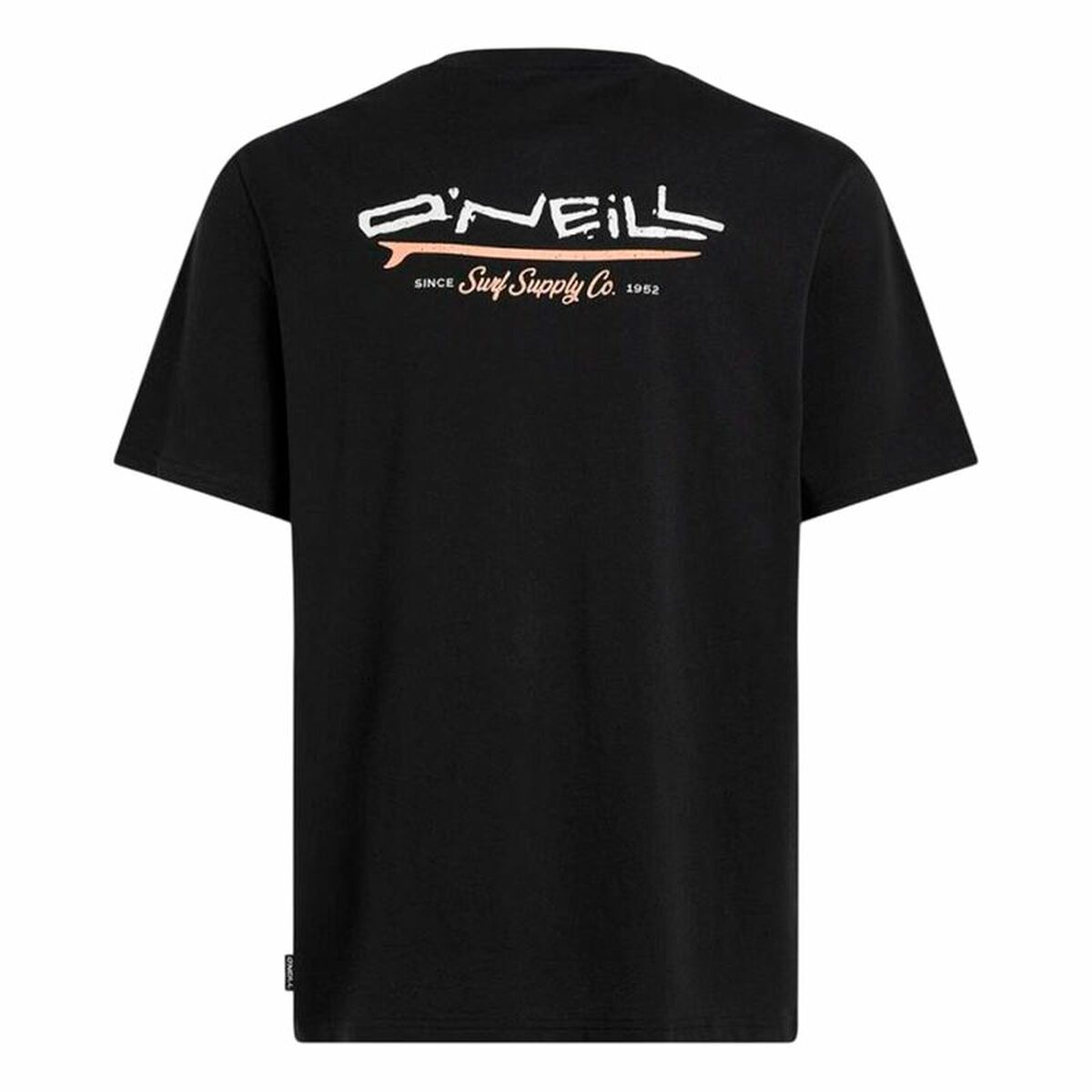 Men’s Short Sleeve T-Shirt O'Neill Retro Back Print Black-4