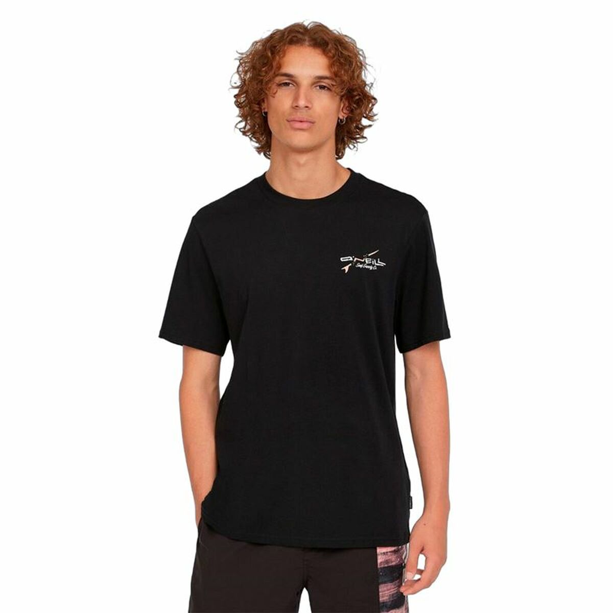Men’s Short Sleeve T-Shirt O'Neill Retro Back Print Black-3