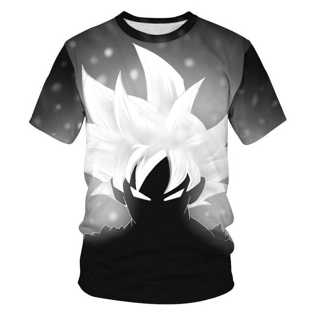 Dragon Ball Z T-shirts Men's Summer 3D Print Super Saiyan Son Goku Black Vegeta Battle Dragonball Casual T Shirt Tops Tee-19