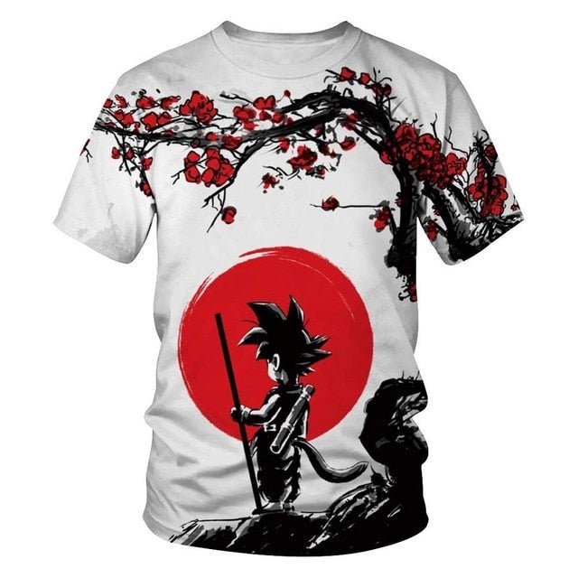 Dragon Ball Z T-shirts Men's Summer 3D Print Super Saiyan Son Goku Black Vegeta Battle Dragonball Casual T Shirt Tops Tee-20