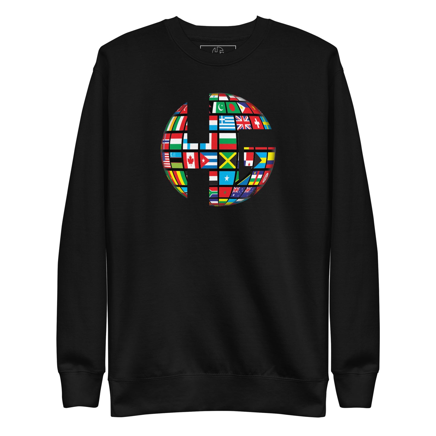 Men's HG World Crewneck Sweatshirt - Black-0
