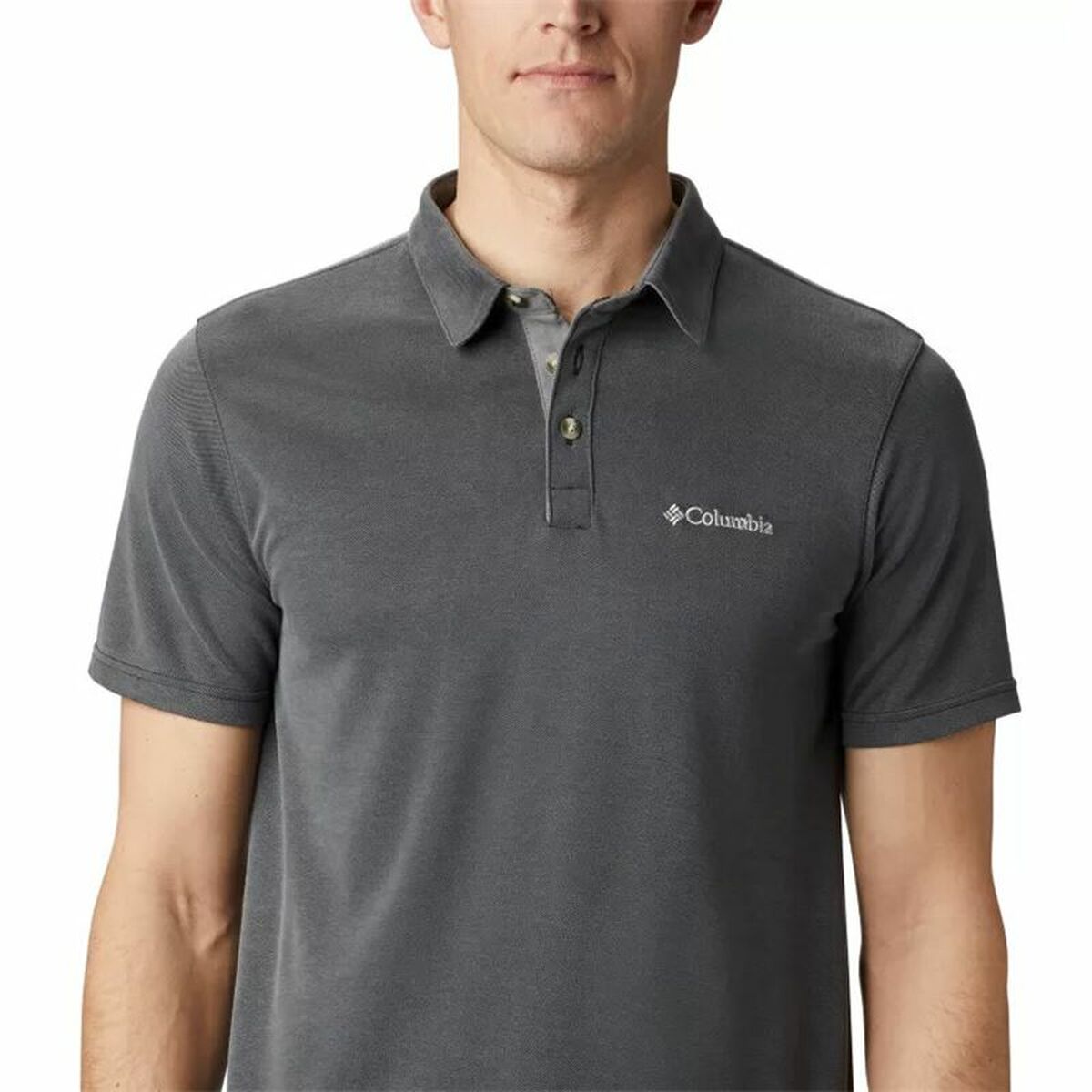 Men’s Short Sleeve Polo Shirt Columbia Nelson Point™ Black-2