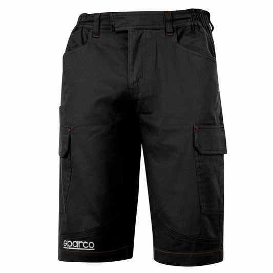 Shorts Sparco Bermuda Cargo Black-0