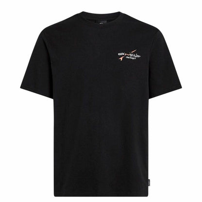 Men’s Short Sleeve T-Shirt O'Neill Retro Back Print Black-0