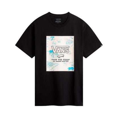 Men’s Short Sleeve T-Shirt Vans MN CLASSIC PRINT BOX VN0A5E7YCYV1 Orange-0