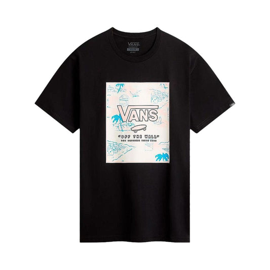 Men’s Short Sleeve T-Shirt Vans MN CLASSIC PRINT BOX VN0A5E7YCYV1 Orange-0
