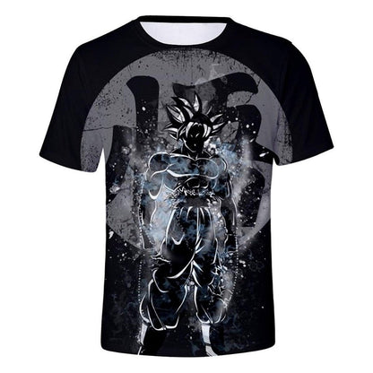 Dragon Ball Z T-shirts Men's Summer 3D Print Super Saiyan Son Goku Black Vegeta Battle Dragonball Casual T Shirt Tops Tee-0