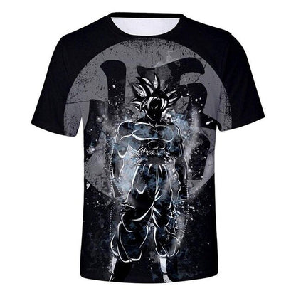 Dragon Ball Z T-shirts Men's Summer 3D Print Super Saiyan Son Goku Black Vegeta Battle Dragonball Casual T Shirt Tops Tee-21