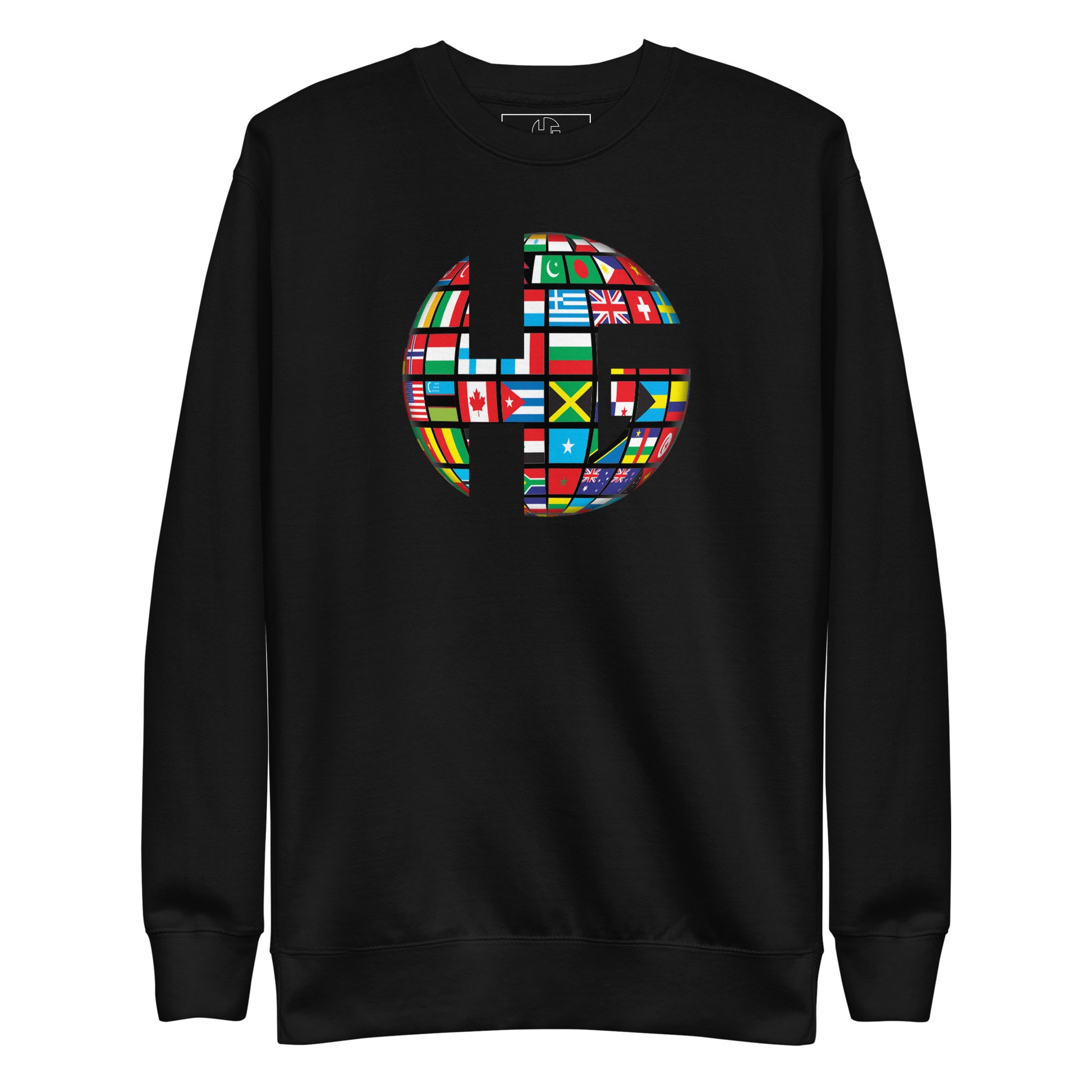 Men's HG World Crewneck Sweatshirt - Black-0
